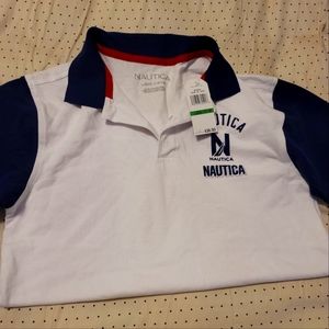 Boys Nautica polo style shirt